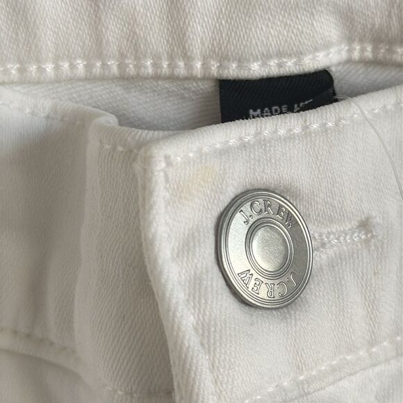 J Crew 9 Inch Toothpick Jeans Womens Size 31‎ White - Picture 11 of 12
